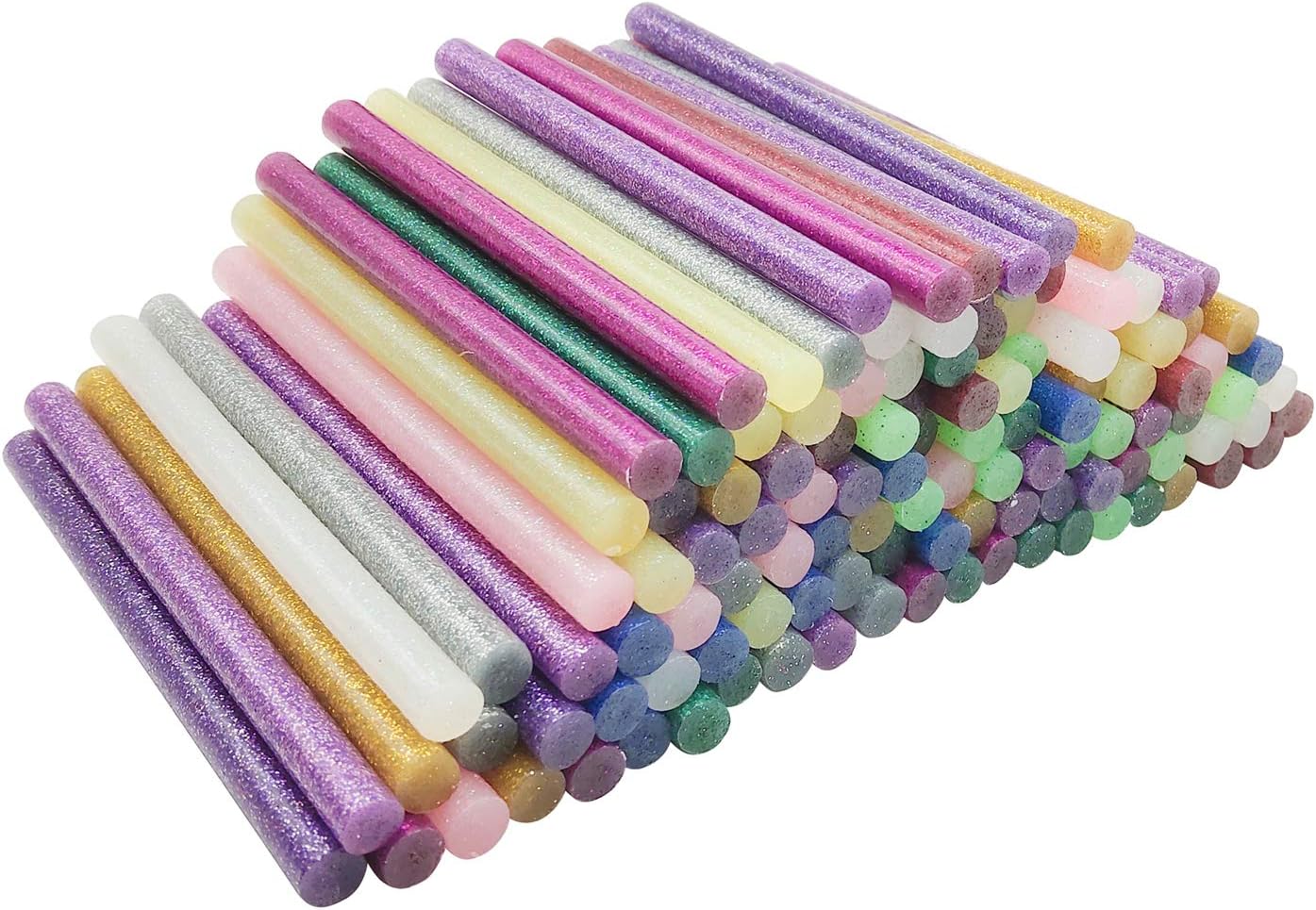 46 Heißklebesticks 11mm X 150mm - Schwarz Schnelltrocknend Für Klebepistolen