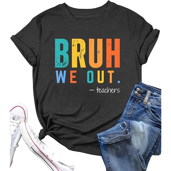 LAZYCHILD Last Day Of School Shirt For Women - Rainbow Graphic Tee, Teacher Life T-Shirt, Comfortable Cotton, Sizes S-2XL - View #3