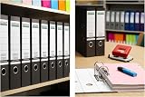 Noti Eastlight A4 Lever Arch Files Pack of 3 Black White view 9