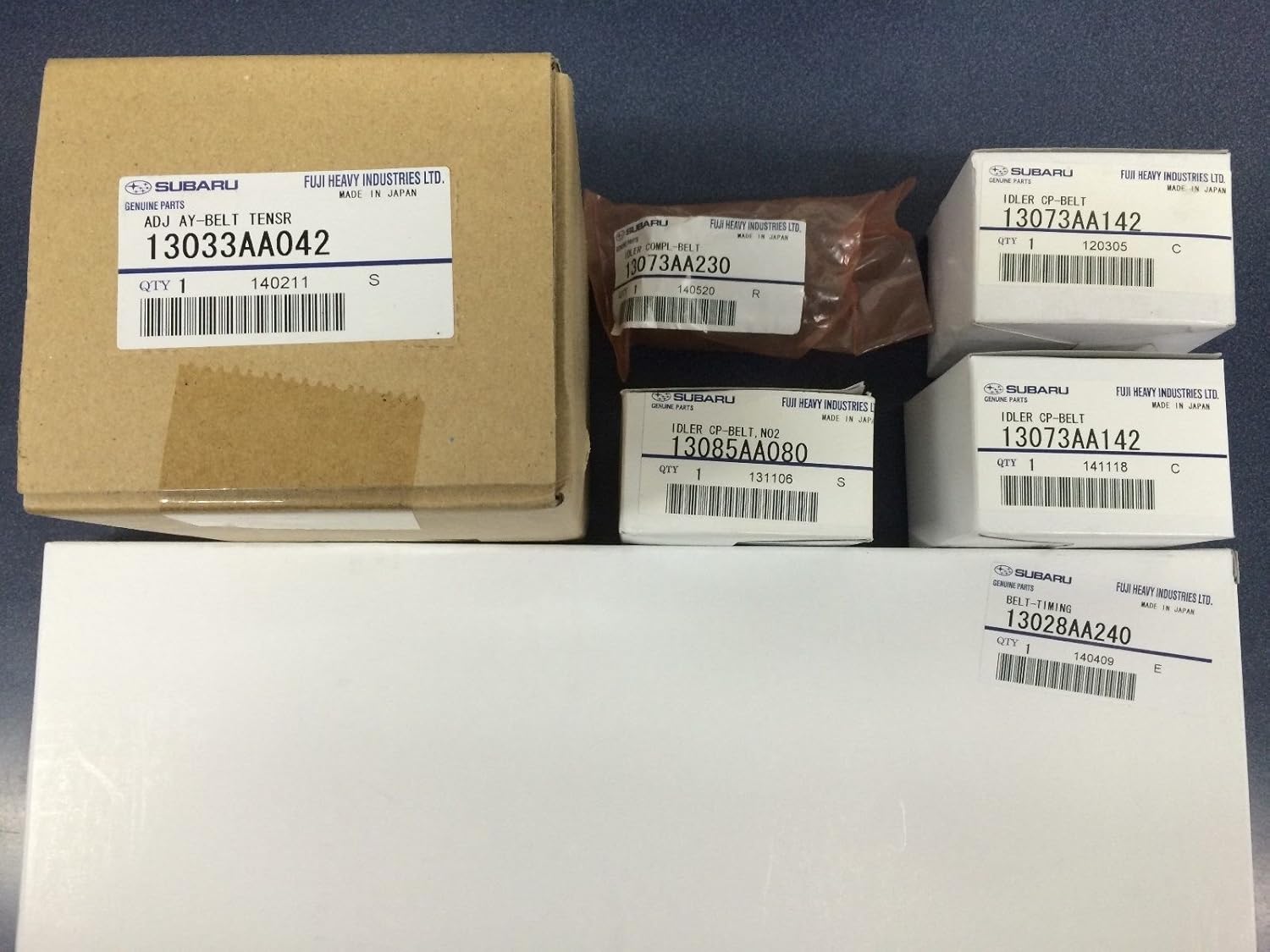 STI Impreza Forester TURBO WRX Kit Belt Timing Subaru OEM NEW Genuine