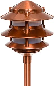 Paradise Laurentide Low Voltage 11W/12V 3 Tier Walklight, GL22764CI