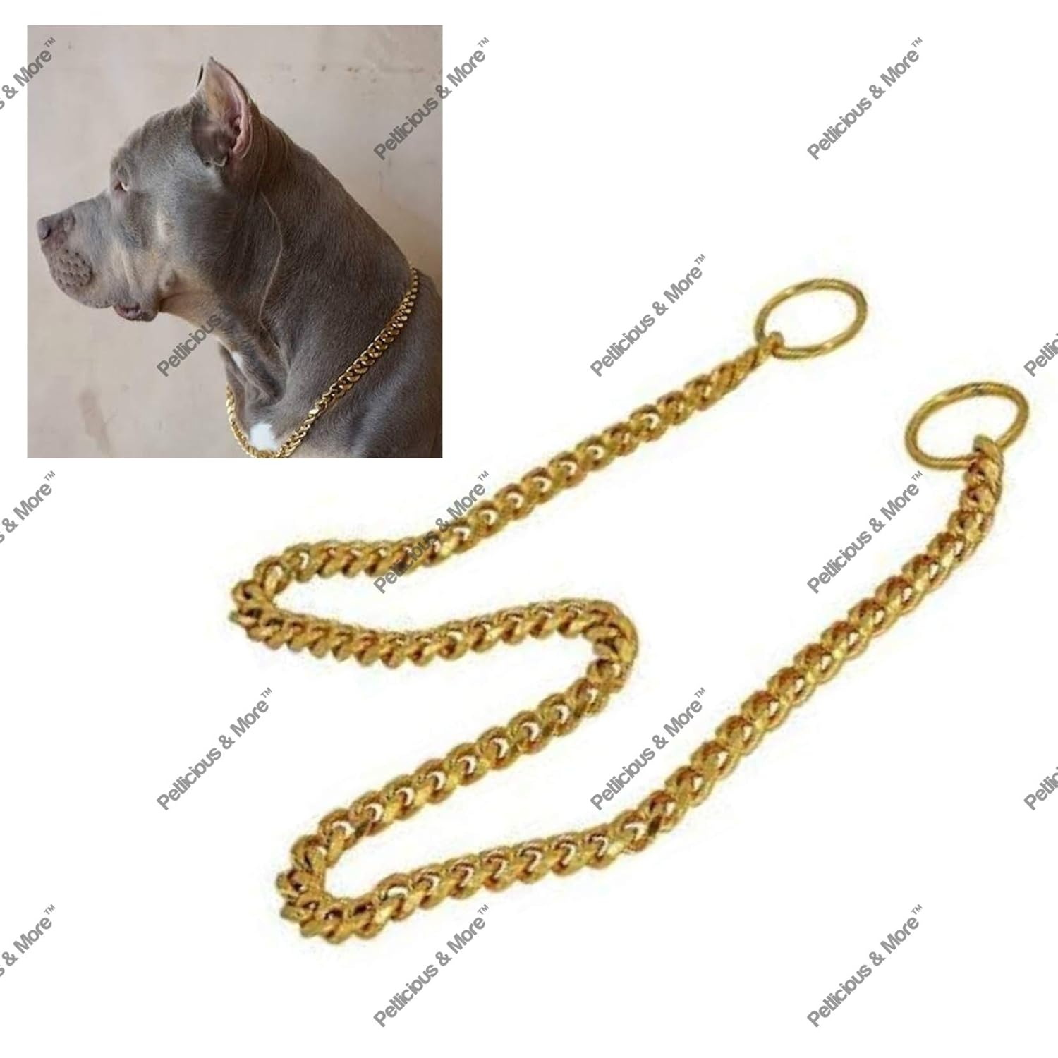 brass choke chain