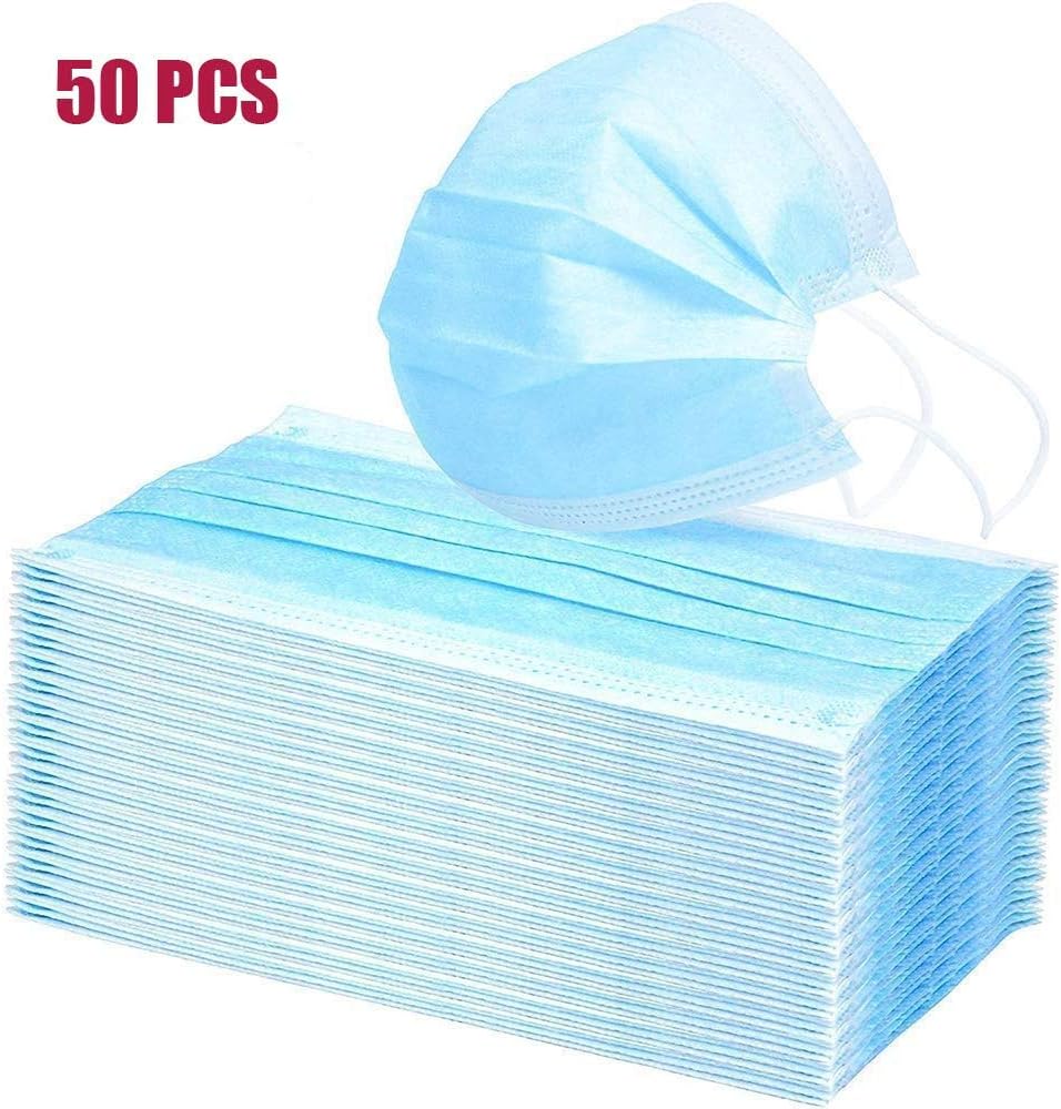 TINTON LIFE Official Surgical use (50 Packs) MED-M-A-S-K-S Standard-Sealed Bag-hygienic Facial M-A-S-K-S, Health Protection, Beautician-Care-Doctor-use