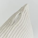 Home Brilliant Cream Cheese Cushion Covers 65x65 cm Pack of 2 26x26 in view 4