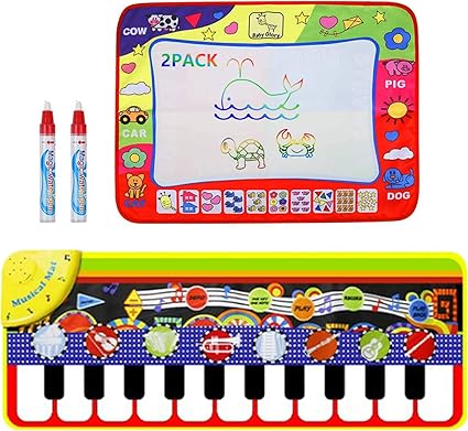 Amazon Com Musical Mats For 1 6 Year Old Boys Music Piano Keyboard Dance Toy For Toddlers Baby Toys 12 18 Months First Birthday For 1 6 Year Old Boys Girls Toys Games
