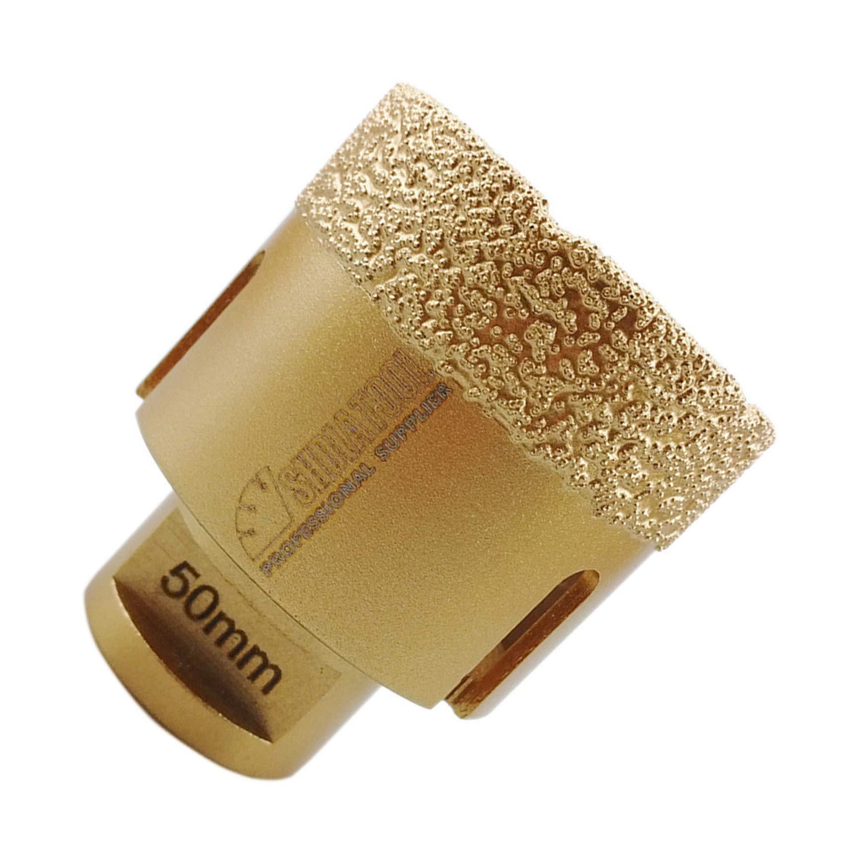 SHDIATOOL Diamond Drill Core Bit Diameter 50mm for Porcelain Tile Granite Marble Dry Drilling