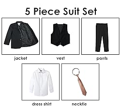 Spring Notion Big Boys' Modern Fit Dress Suit Set 8