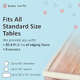 Bebe Earth Baby Proofing Edge and Corner Guard Set 20 ft Onyx Black 6M view 2