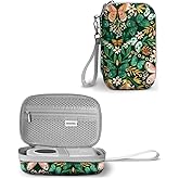 RHEMEL Label Maker Case, EVA Travel Case with Designed Pattern, Compatible with D30, P21, E10, D110 Label Makers (Box Only), Butterflies
