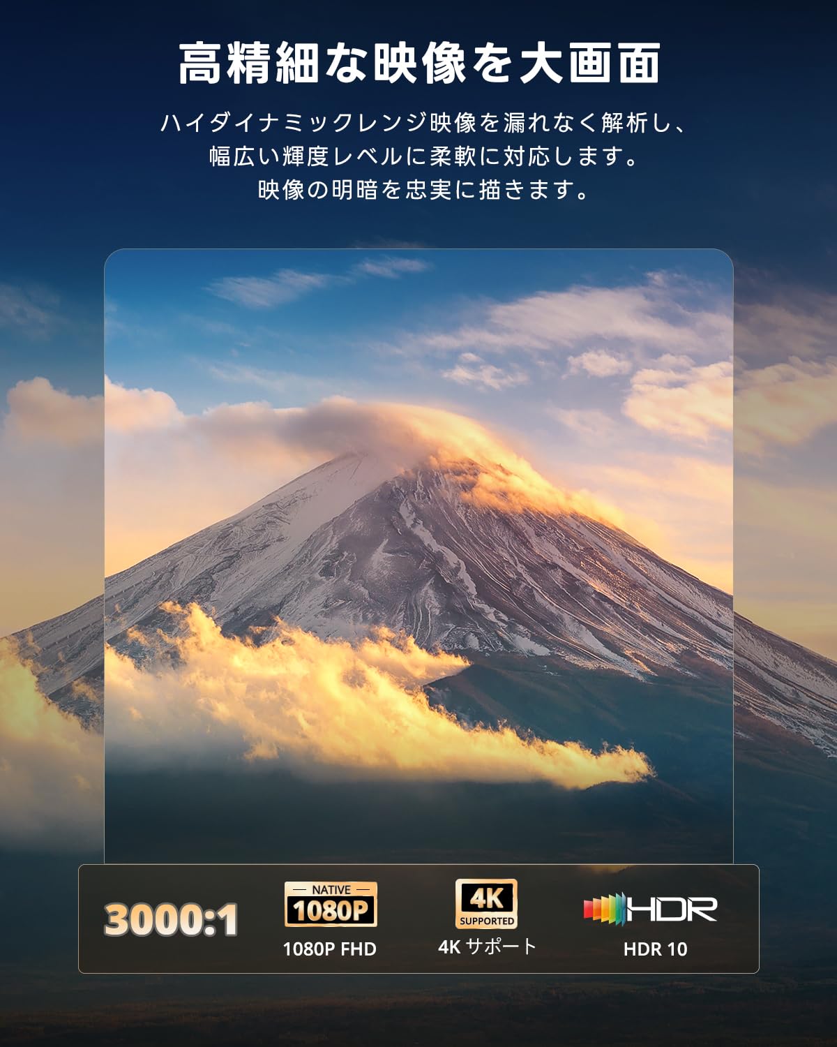 [Netflix Officially Licensed / Automatic Keystone Correction] ETOE Projector, Android TV 11.0, 1080p Compatible, 300 ANSI, 140° Rotation, Ceiling Projection, Electric Focus, 5G WiFi, Bluetooth 5.1,