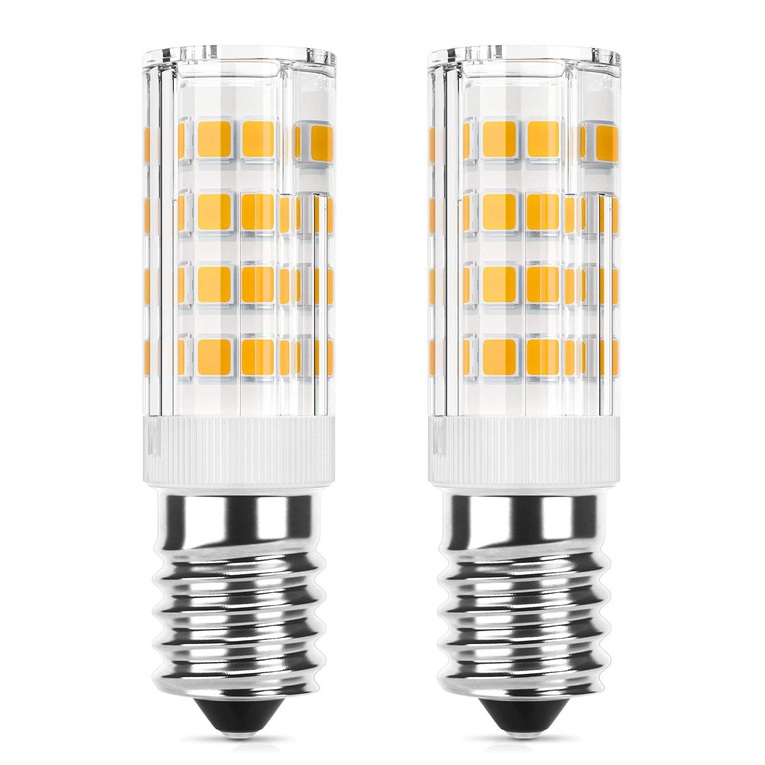 DiCUNO E14 Cooker Hood LED Bulb 3W, 30W Halogen Equivalent, 280LM, Warm White 2700K, E14 Ceramic Base, Non-Dimmable Small Edison Screw for Fridge/Cooker Hood/Home Lighting, 2-Pack