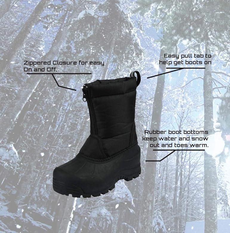 boys snow boots size 7