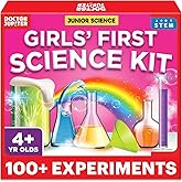 Doctor Jupiter Girls' First Science Kit for Kids Ages 4-5-6-7-8 | Easter, Birthday Gift Ideas for 4+ Year Old Girls | STEM Toy Kit with 100+ Experiments | Learning & Educational Projects