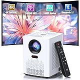 Projector with 5G WiFi and Bluetooth, 4K HD 20000L