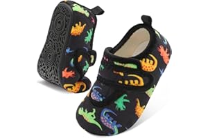 LeIsfIt Toddler Slippers Boys Girls House Shoes Soft Warm Kids House Slippers Slip on Cozy Bedroom Sock Shoes Non-slip Indoor Outdoor Slipper Shoe