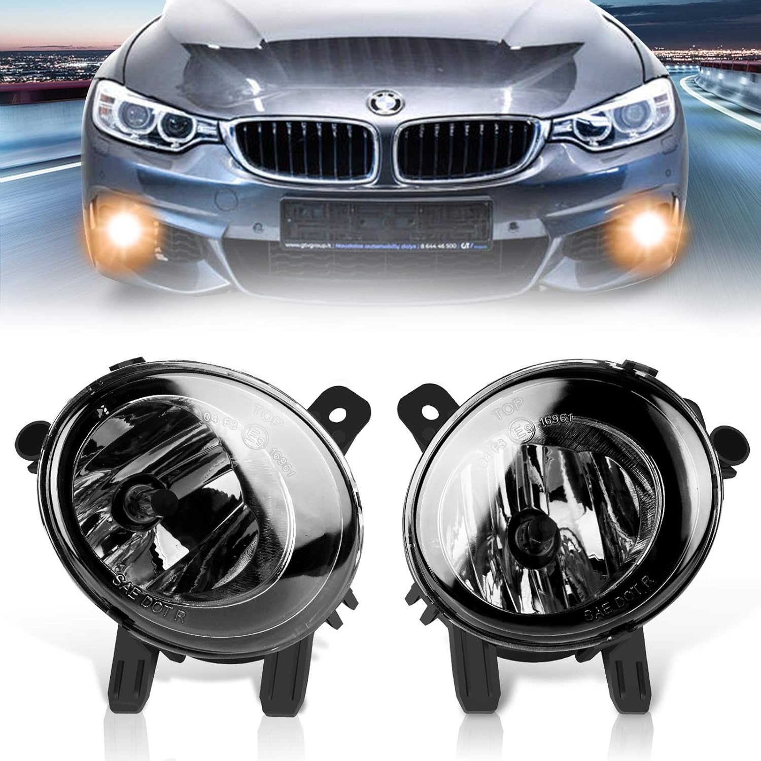 TangMiGe Fog Lights Lamps for 20122014 BMW 2 Series( F22