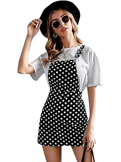romwe pinafore dress