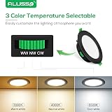 ALUSSO 5W LED Downlight 350LM Dimmable 3000K 4000K 6500K IP44 12 Pack view 3