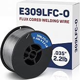 MorningRo 2.2 lbs E309LFC-O 0.035 Spool Stainless Steel Flux Core Gasless Welding Wire, Stainless Steel Flux Core Mig Wire