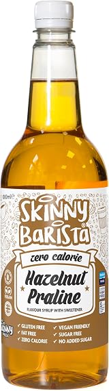 The Skinny Food Co Hazelnut Praline Syrup Zero Calorie 1L Vegan