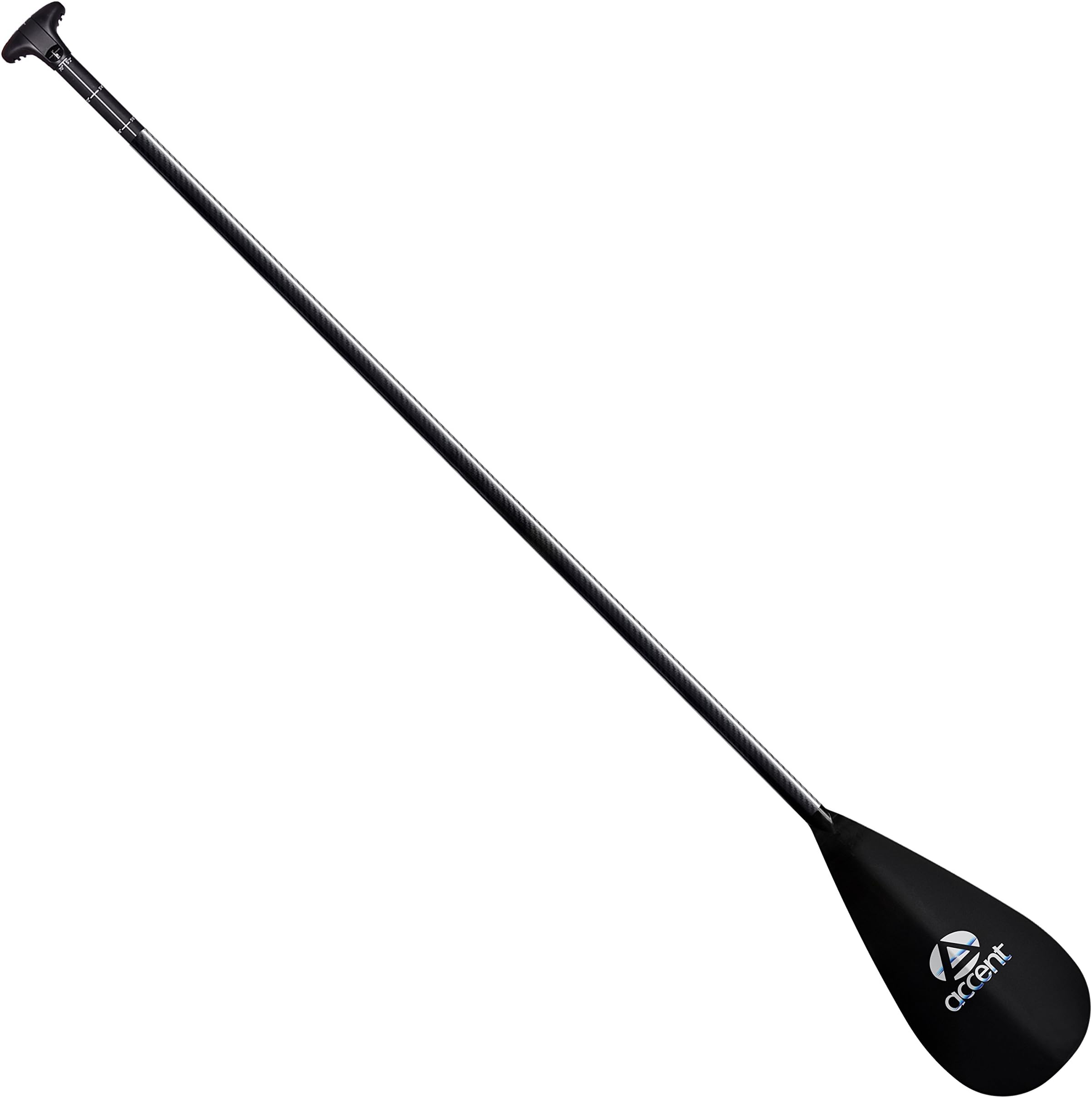 Accent Paddles Max Carbon SUP Paddle, Black, 70"-86"