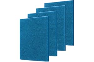 4 Pack 65-160 HRV Replacement Filter Compatible with Lifebreath 150/195/200/300 Heat Recovery Ventilator, Reusable Square Air