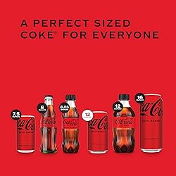 Coke Zero Sugar Cola Soda, 12 oz, 24 Pack