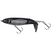 Calissa Offshore Tackle The Original Plopping Minnow 90mm 110mm 130mm - Fishing Lure for Bass Floating Whopper Rotating Topwater Crankbait Popper Lure Swimbait Plopper