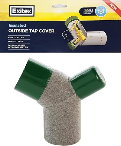 Exitex Insulated Outside Tap Cover for Winter Frost Protection Fits Most Taps