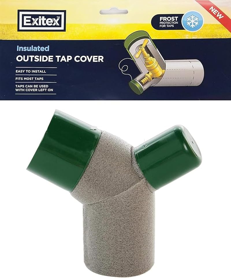 Exitex Insulated Outside Tap Cover for Winter Frost Protection Fits Most Taps