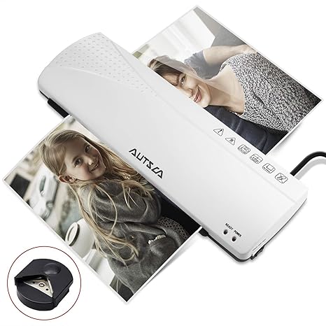 AUTSCA Laminator A4 A5, heißer und kalter Laminiergerät für eine maximale Breite von 330 mm bei einer Geschwindigkeit von 250