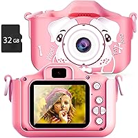 Sinceroduct Kids Camera, 20.0MP Digital Dual Camera with 2.0 Inch IPS Screen,32GB SD Card Included, Ideal Gift for 3-12…
