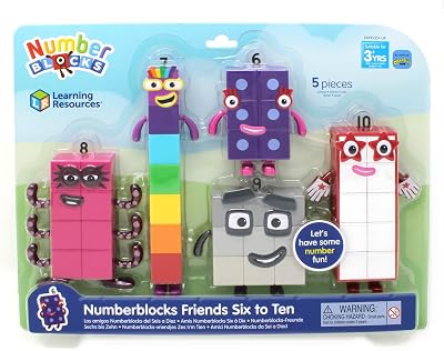 Learning Resources Numberblocks Friends Six to Ten Play Figures Set