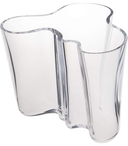 Amazon.com: Iittala Aalto 4-3/4-Inch Clear Glass Vase : Home & Kitchen