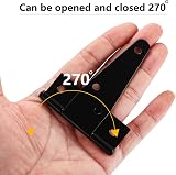 XiangJunly 6 Pcs 3 Inch Heavy Duty Black T Hinges for Gates Fences Barn Shed view 3