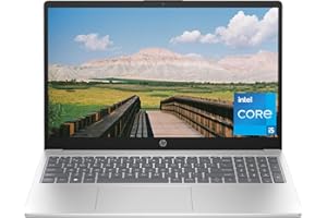 HP 15 inch Laptop, HD Display, 13th Generation Intel Core i5-1334U, 8 GB RAM, 512 GB SSD, Intel Iris Xe Graphics, Windows 11 Home, 15-fd0012nr (2024)