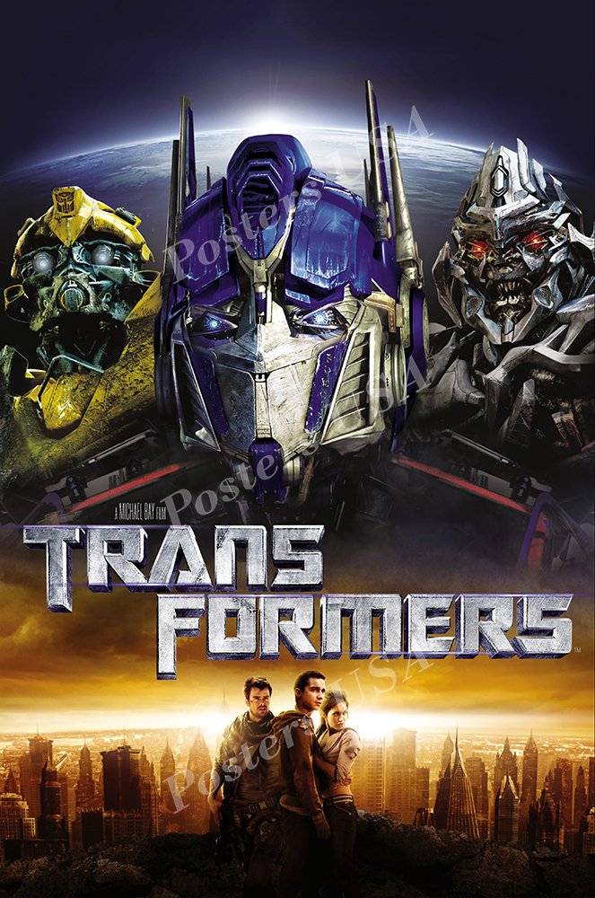 Posters USA - Transformers Original Movie Poster GLOSSY FINISH - MOV837 (24" x 36" (61cm x 91.5cm))
