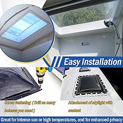 GEATaaT RV Skylight Outer Dome,18"x 26" OD