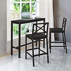 Cozyman Outdoor Bar Height Table and Chairs Set, 3