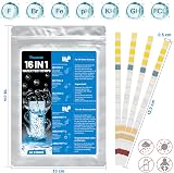 ausyde 50pk 16-in-1 Water Test Strips for Drinking Water Hardness Chlorine Iron view 6