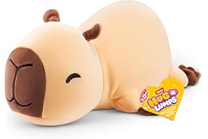Hug-A-Lumps Capybara Connie by ZURU, Small, 1.65 lbs, Cuddly Squishy Weighted Plush, Sleeping Pillow Plush, Stuffed Animal (Capybara)