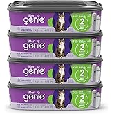 Litter Genie Refill Bags | Standard 4-Pack, 56 total ft | Up to 8 Months of Supply | Ultimate Odor Control Cat Litter Bags