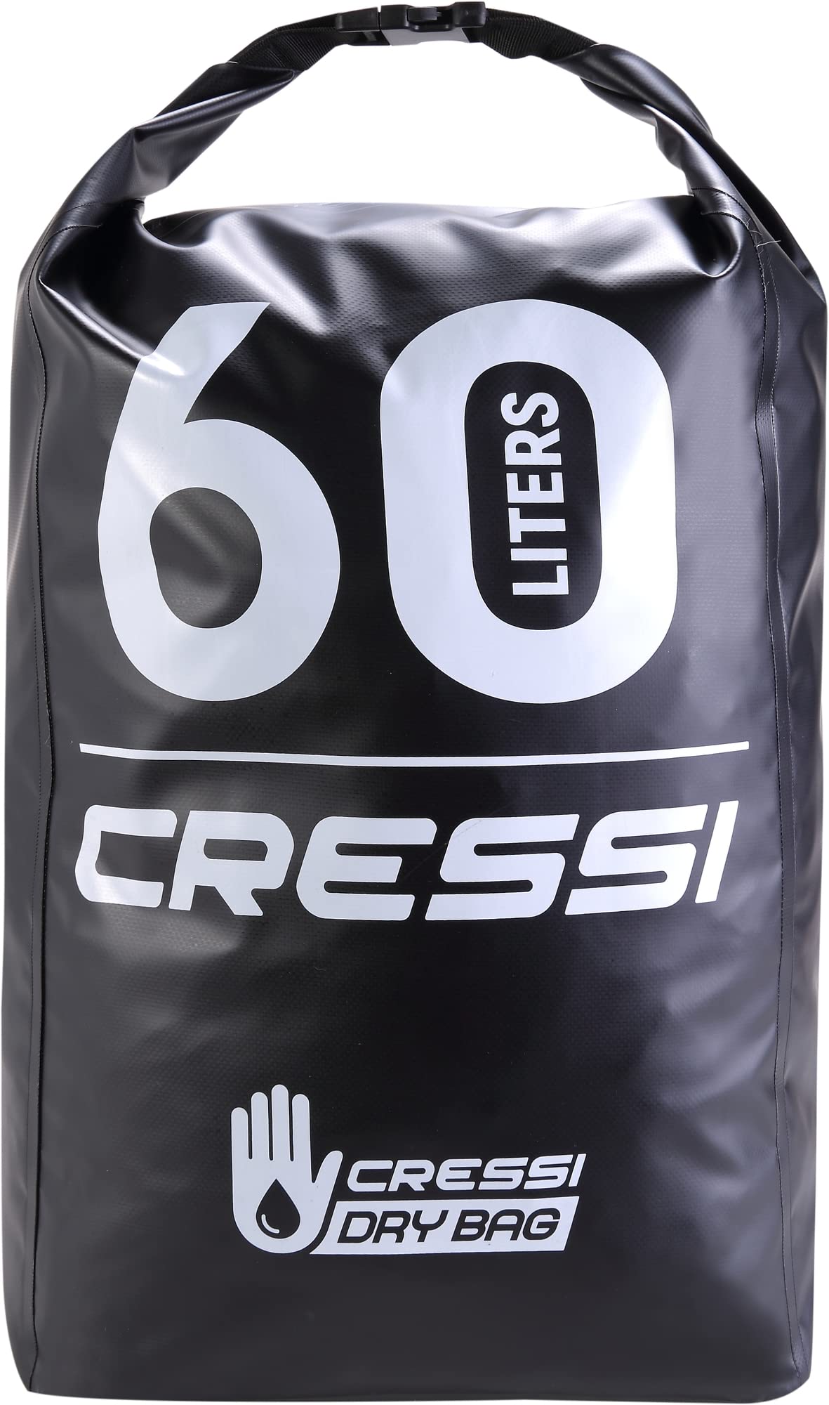 Cressi Unisex Adult Premium Waterproof Backpack - Black, 60 Litre