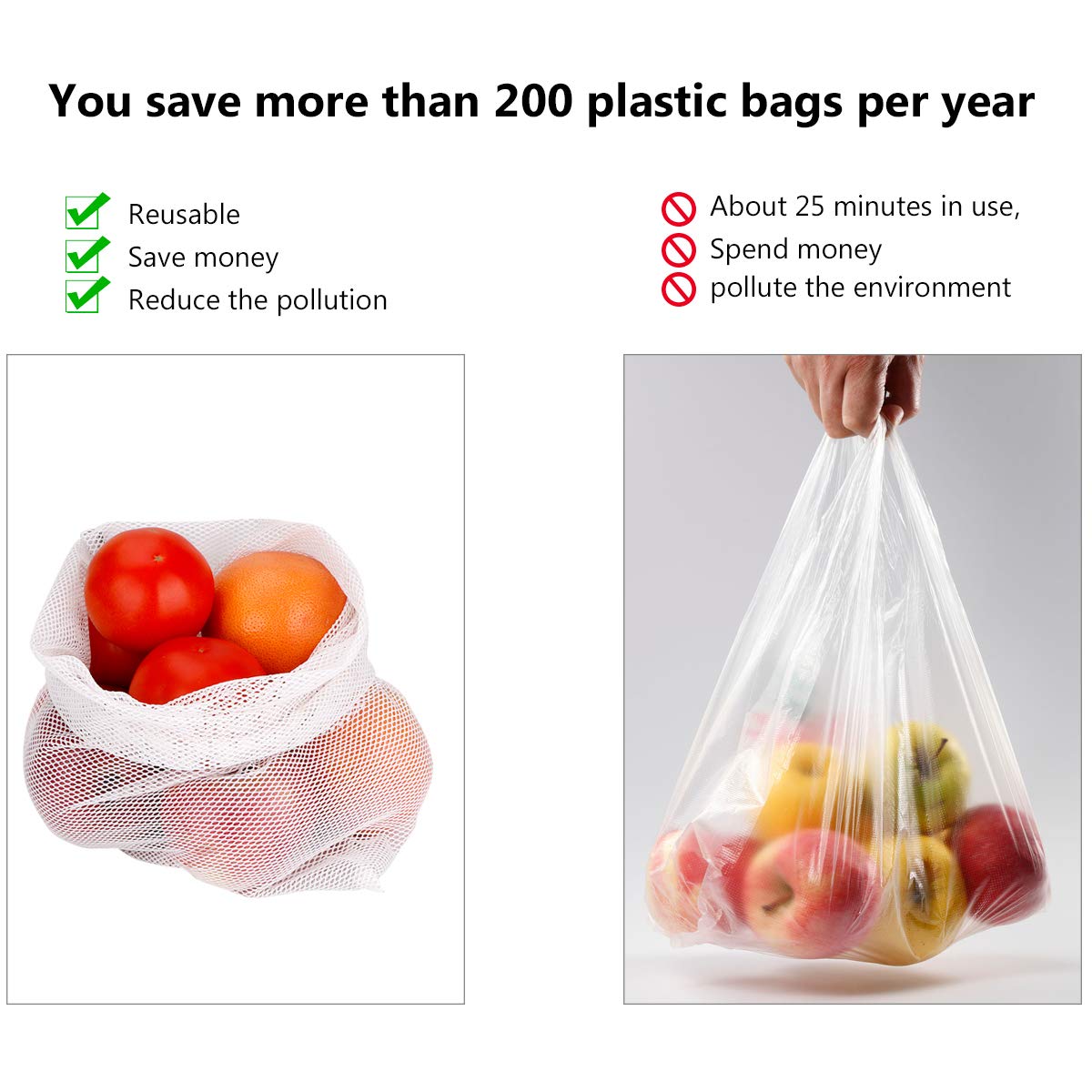 9er Set Obst&Gemüsebeutel,WU-MINGLU Einkaufstaschen wiederverwendbar Gemüsenetze robuste Kartoffelsack Brotbeutel Baumwolle Einkaufsnetze Kordelzug Tasche Aufbewahrungsbeutel für Einkaufen und Haushalt