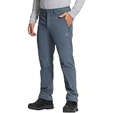 Pioneer Camp Men's Snow Ski Pants Fleece Lined Winter Warm Softshell Pant Water Resistant Insulated Snowboard Outdoor Hiking