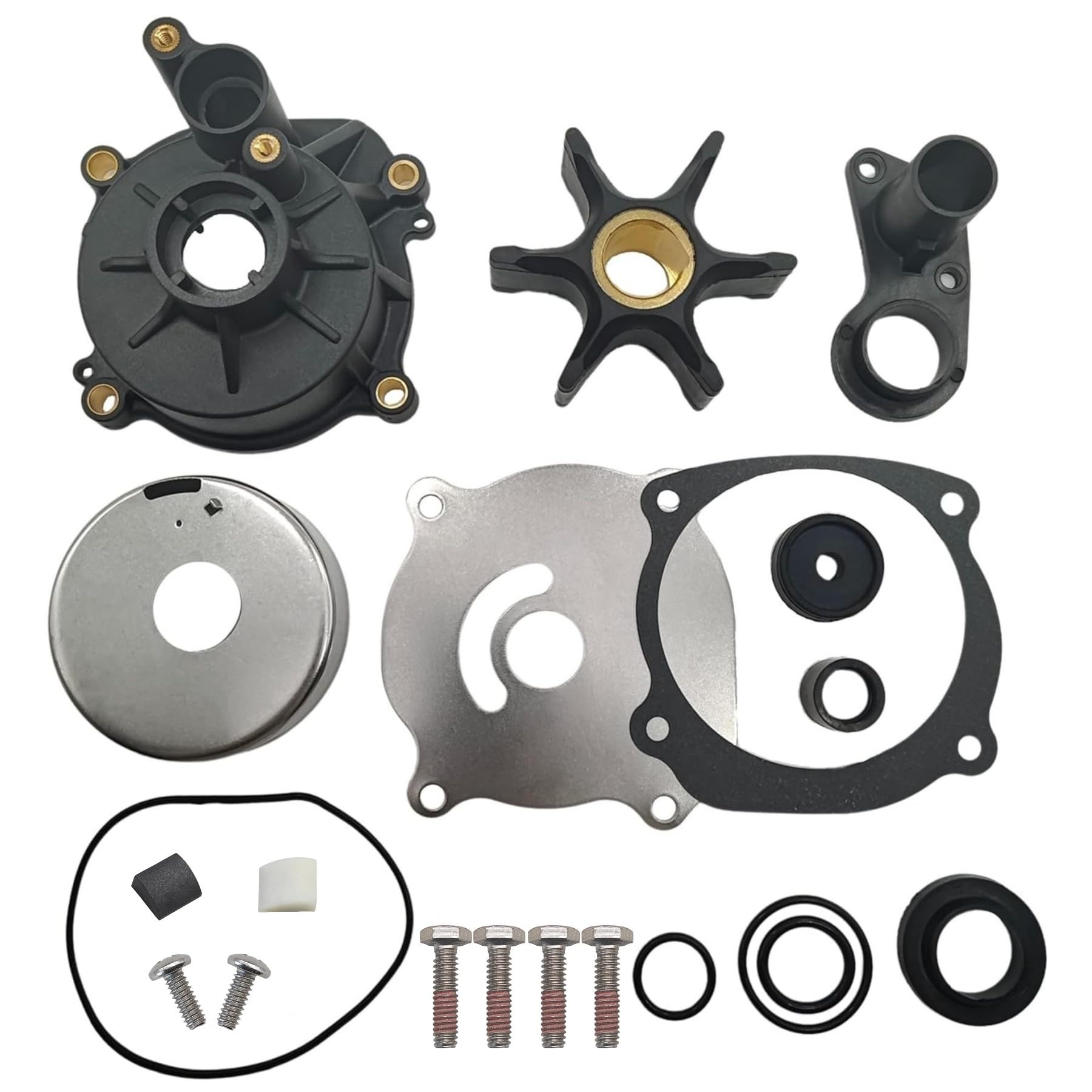 Photo 1 of GHmarine 5001594 Water Pump Repair Kit with Housing for Johnson Evinrude 85-300HP Engines 395060 390768