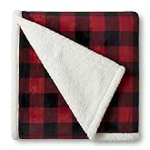 Eddie Bauer - Sherpa Reverse Throw Blanket for Bed or Couch, 50 x 60 | Soft and Cozy, Lightweight Comfort, Versatile Layering, Couch or Bed Use, Machine Washable