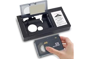 GENERIC VHS-C Cassette Adapter, Compatible with 12mm VHS-C and S-VHS-C to VHS, Motorized Converter for Camcorders, VCR Player, VHS to Digital Conversion, Easy One-Touch Operation