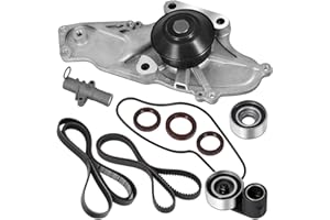 YEHERIT Timing Belt Kit with Water Pump Compatible with 2003-2018 Honda Accord Crosstour Odyssey Pilot Ridgeline MDX RDX RL TL TSX ZDX Saturn Vue, 3.0L 3.5L 3.7L, Replaces# TKH-002 TCKWP329 19200-RDV-J01
