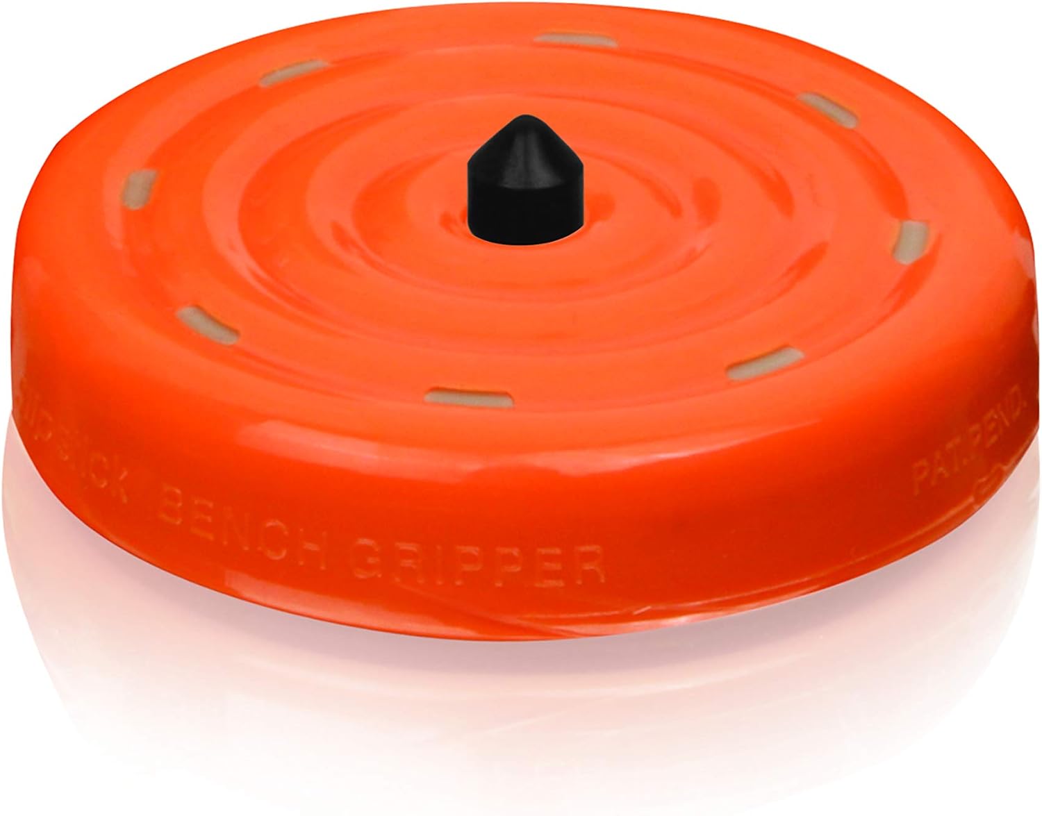 Slipstick CB700 Universal Bench Grippers with Non Slip Grip Surface for Woodworking, Painting, Leveling, Raising, and Supporting (Set of 8) 2-3/4” Round x ½” Tall-Orange, 8 Pack, 8 Count - - 